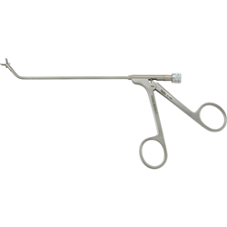 Miltex Frontal Sinus Recess Giraffe Forceps 5-1/8" Shaft, 45 Degree Vertical Jaws, 3mm x 6mm, Double Action, Luer Lock Port/Cleaning