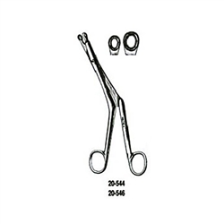 Miltex 6-1/2" Bruening Septum Forceps - Small Fenestrated Cup Jaws - 7.6mm Wide