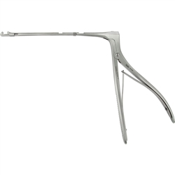 Miltex Hajek-Kofler Sphenoid Punch Forceps 5-7/8" Shaft, 3mm x 7mm Small Solid Biting Jaws, Reversible, Original Model with Fixation Nut