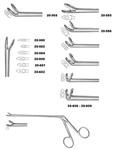 Miltex Wilde-Blakesley Ethmoid Forceps - 5-1/2" Shaft - Pointed Fenestrated Cups - 12mm x 4mm