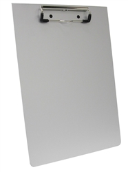 Omnimed Aluminum Clipboard with Low Profile Clip for School, Office & Stationery