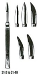 Miltex 6" Joseph Nasal Knife, Small Blade, Straight, Pointed Tips