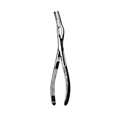 Miltex Asch Septum Straightening Forceps 8.75", Angled on Flat