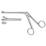 Miltex Ferris-Smith Fragment Forceps - 4-1/2" Shaft - Serraed Jaws - Fenestrated