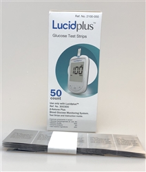 Lucidplus™ Glucose Test Strips (50/Box)