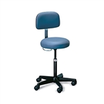 Hausmann 2123 Air-Lift Stool with Backrest