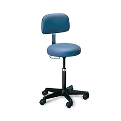 Hausmann 2123 Air-Lift Stool with Backrest