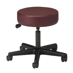 Clinton Style-Line Series Pneumatic Exam Stool with 5-Leg Nylon Base