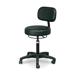 Hausmann 2156 Economy Air-Lift Stool with Backrest