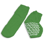 Slipper Socks; Medium - Green (48/cs)