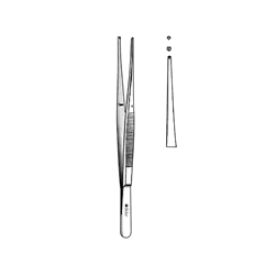 Sklar Semken Dressing Forceps, Smooth 5-3/4" (Straight)