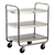 Lakeside 500 Lb Capacity, Tubular Frame cart, (3) 18 x 27 Inch Shelves