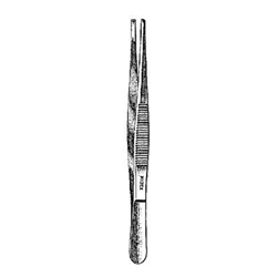 Miltex Tissue Forceps, 2x3 Teeth, Standard, Serrated Handles - 5-1/2"