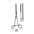 Miltex 8-3/4" Glover Coarctation Forceps - Straight - Jaw Length 2-3/4"