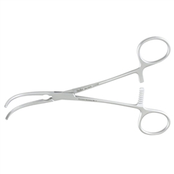 Miltex 6-1/2" - Debakey Peripheral Vascular Clamp - Angular - 65mm Jaws