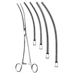 Miltex Vascular Clamp For Aortic Aneurism, 10", Slightly Curved Jaws 7.5cm