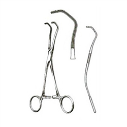 Miltex Vascular Clamp, 5mm Graduations on Jaws, For Anastomosis - 6-1/2"