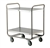 Lakeside 500 Lb Capacity, Tubular Frame Cart, (2) 21 x 33 Inch Shelves