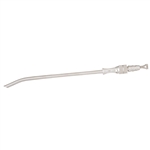 Miltex Adson Suction Tube 8" Curved with Stylet and Finger Cut Off Valve, Diameter 15 Fr.