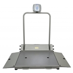 Health O Meter Digital Wheelchair Scale with Dual Ramps, Kg Only