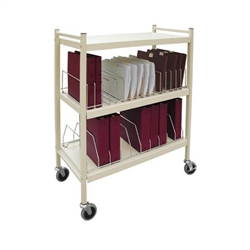 Omnimed Wide Open Style Chart Rack (Wired Dividers) - Capacity 12