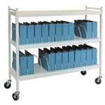 Omnimed Wide Open Style Chart Rack (Wired Dividers) - Capacity 24
