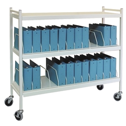 Omnimed Wide Open Style Chart Rack (Wired Dividers) - Capacity 24