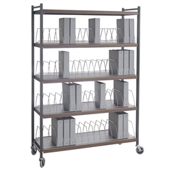 Omnimed Wide Open Style Chart Rack (Wired Dividers) - Capacity 48