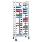 Omnimed Horizontal Open Style Chart Rack - 3.5" Binder Size - 19" Height Extension
