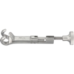 Miltex 4-3/4" Lowman Bone Holding Clamp - 1 x 2 Prong Jaws - 7/8" Wide