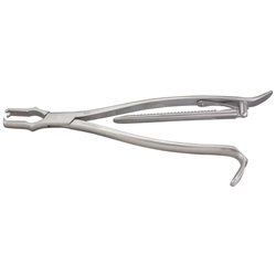 Miltex 9-1/2" Kern Bone Holding Clamp - Standard Size with Ratchet Lock