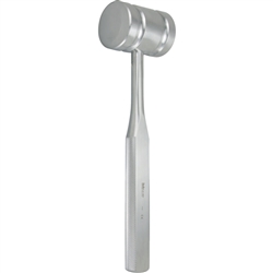 Miltex Mallet, 11", 32 oz Head, Solid Stainless