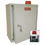 Harloff Heavy Duty Narcotics Cabinet with Audio and Visual Alarm, Double Lock - 12”W x 8”D x 18”H