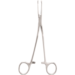 Miltex Hemorrhoid Grasping Forceps, 7-1/2", Angled Shanks