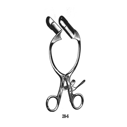 Miltex 6.75" Barr Anal Retractor, Self-Retaining Blades 2-3/4" x 7/8"