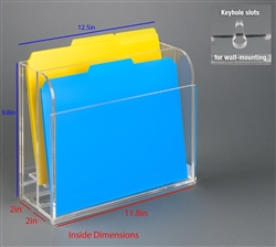 Poltex Door Mounted Chart File-2 Pockets