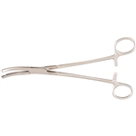 Miltex Heaney Forceps, Heavy Pattern, Single Tooth, Curved - 8-1/4"
