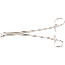 Miltex Heaney Forceps, Heavy Pattern, Single Tooth, Curved - 8-1/4"