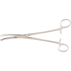 Miltex Heaney Forceps, Heavy Pattern, Double Tooth, Curved - 8-1/4"