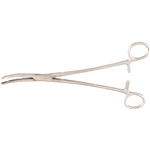 Miltex Heaney Forceps, 9-3/4", Extra Heavy Pattern, Double Tooth, Curved