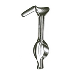 Miltex Auvard Weighted Vaginal Speculum 9", Slightly Angled 80 Degrees