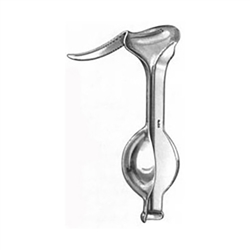 Miltex Steiner-Auvard Weighted Vaginal Specula, Slightly Curved Blade 5.5" x 1.25" at 90° Angle