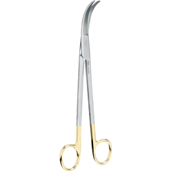 Miltex 8-3/4" Z-Type Parametrium Scissors - Tungsten Carbide - Full Curved