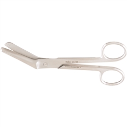 Miltex 5.5" Braun Episiotomy Scissors, Angled on Side, Guared Lower Blade
