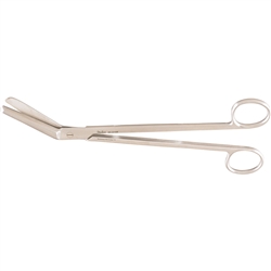 Miltex 8.75" Braun Episiotomy Scissors, Angled to Side, Guared Lower Blade