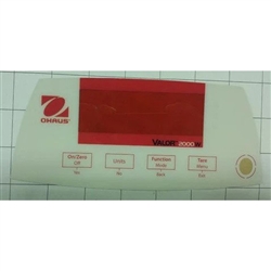 Ohaus 30089583 Spare Parts Function Label Front EN V22XW`