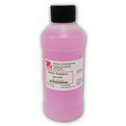 Ohaus pH Buffer pH 4.01, Pink Solution, 250ml