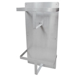 Omnimed Vertical Wall Mounted Double Bedpan Rack