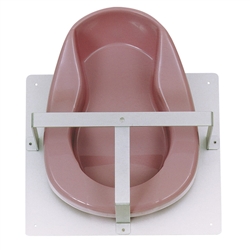 Omnimed Single Bedpan Storage Rack in Light Weight Aluminum