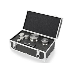 Ohaus 10lb-1/32oz Class F Stainless Steel Test Weight Set with NVLAP Accredited Certificate